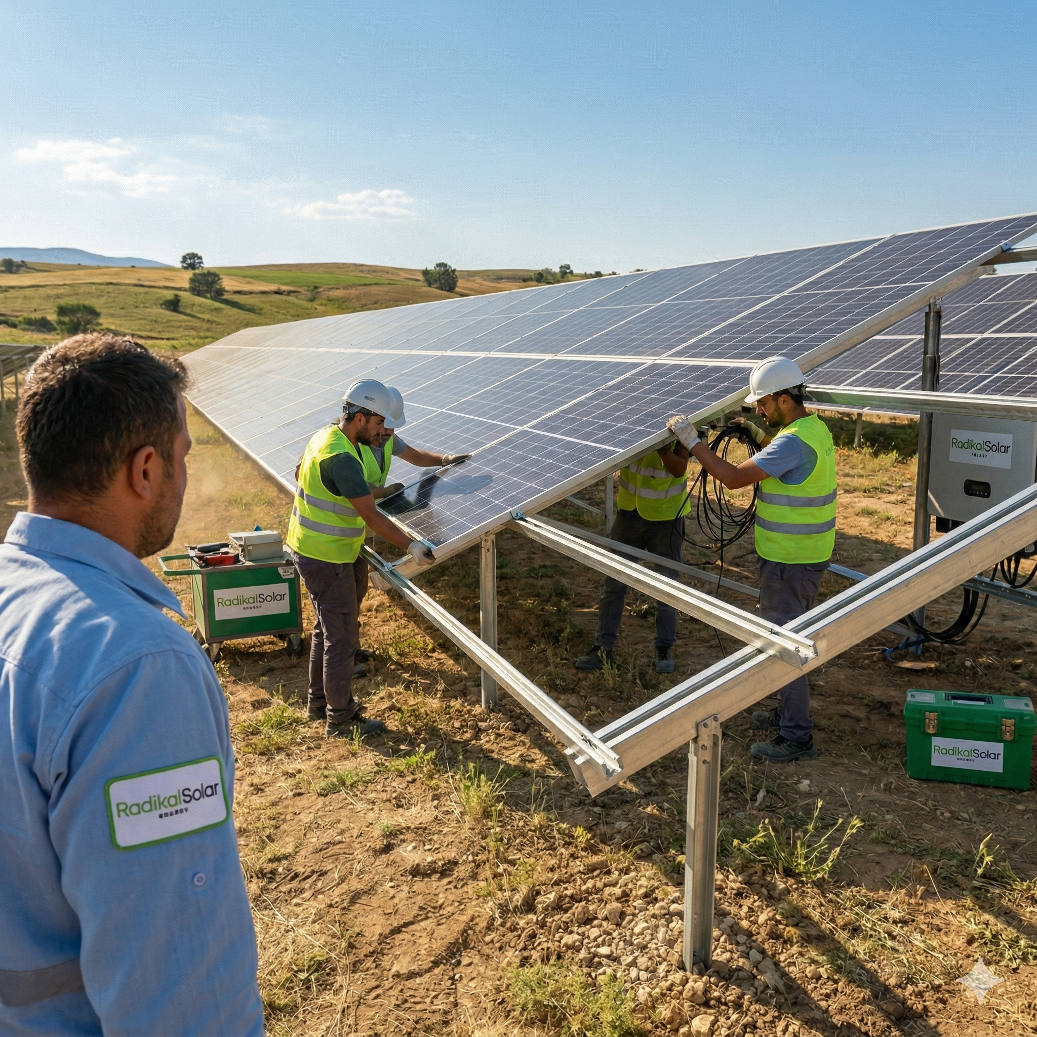 Utility ölçekli güneş enerjisi santrali